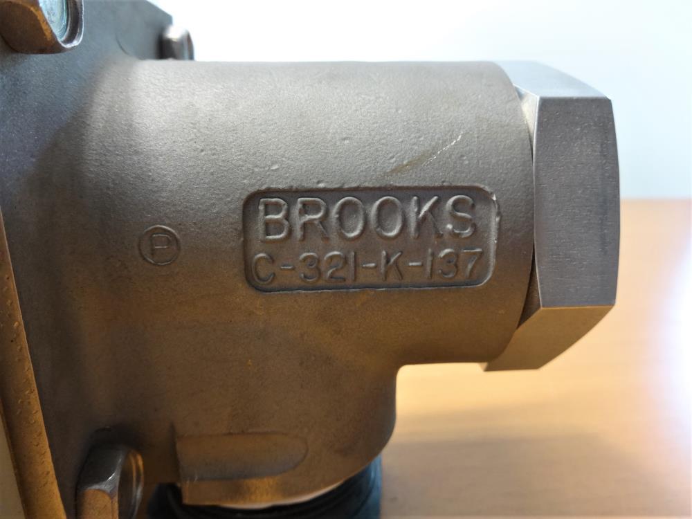 BROOKS INSTRUMENTS GLASS TUBE FLOW METER 110CM61CUDAA